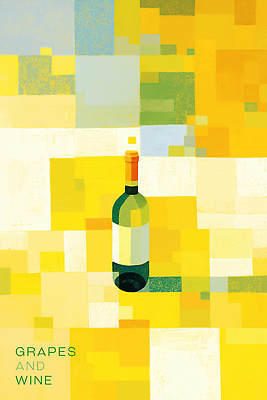 PSD 일러스트 그림자 사람없음 노란색 화이트와인 와인병 포도주병 국내일러스트 컬러 병_용기 와인 병_담는 파일형식