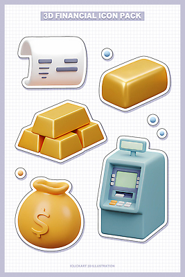 PSD 아이콘 사람없음 금융 3D아이콘 3D 쌓기 돈자루 격자 영수증 금괴 ATM 편집3D 돈 무늬 모션 경제 황금 디지털합성 파일형식
