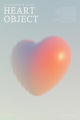 PSD 편집이미지 분홍색 사랑 사람없음 로맨틱 하트 입체 질감 심플 감성 몽환 글래스모피즘 이미지편집 모양 디자인 감정 컬러 컨셉 파일형식