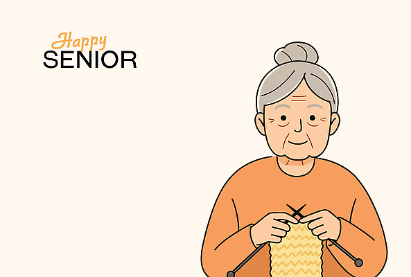 여자 노년 행복 일러스트 한명 미소 상반신 실버라이프 잡기 뜨개질 대바늘 연분홍색 노인여자한명만 국내일러스트 AI파일 1 라이프스타일 감정 분홍색 모션 표정 사람 성인 취미 여자한명만 노인여자만 파일형식 벡터