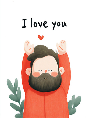 JPG 남자 잎 일러스트 수염 사랑 한명 미소 상반신 성인 손들기 눈감음 하트 성인남자한명만 국내일러스트 일러캐릭터 AI일러스트 AI콘텐츠 모양 식물 캐릭터 1 감정 모션 표정 사람 남자한명만 성인남자만 파일형식