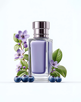 JPG 편집이미지 꽃 잎 사람없음 보라색 화려 매니큐어 블루베리 네일용품 목업 편집실사 AI포토 AI콘텐츠 식물 컬러 컨셉 과일 화장품 미용용품 CG 파일형식