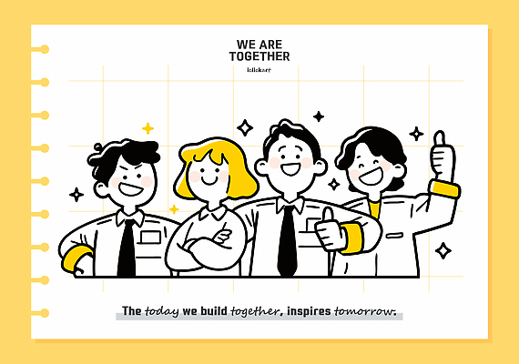 여자 남자 허리손 일러스트 협력 함께함 미소 정장 여러명 상반신 성인 반짝임 노란색 팔짱 비즈니스맨 비즈니스우먼 스프링노트 따봉 스프링수첩 성인만 국내일러스트 AI파일 옷 컬러 포즈 다수 컨셉 비즈니스 모션 표정 사람 다이어리 공책 최고 직장인 파일형식 벡터