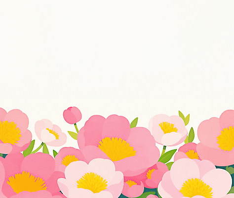 JPG 잎 꽃백그라운드 일러스트 자연 사람없음 작약 국내일러스트 AI일러스트 AI콘텐츠 식물 꽃 백그라운드 생태계 파일형식