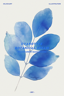 PSD 일러스트 나뭇잎 수채화 사람없음 파란색 번짐 보테니컬아트 국내일러스트 컬러 잎 파일형식 효과