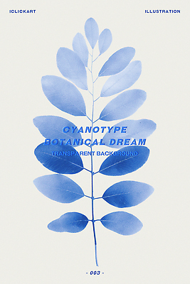 PSD 일러스트 나뭇잎 수채화 사람없음 파란색 번짐 보테니컬아트 국내일러스트 컬러 잎 파일형식 효과