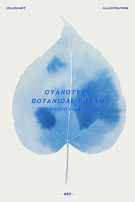 PSD 일러스트 나뭇잎 수채화 사람없음 파란색 번짐 보테니컬아트 국내일러스트 컬러 잎 파일형식 효과
