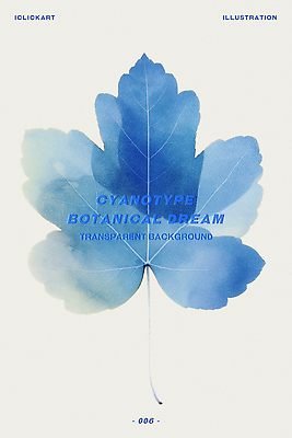 PSD 단풍 일러스트 나뭇잎 수채화 사람없음 파란색 번짐 보테니컬아트 국내일러스트 컬러 잎 파일형식 효과