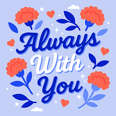 구름 디자인 잎 일러스트 사람없음 파란색 반짝임 하트 카네이션 그림 가정의달 레터링 국내일러스트 AI파일 자연요소 모양 식물 꽃 컬러 모션 5월 파일형식 벡터