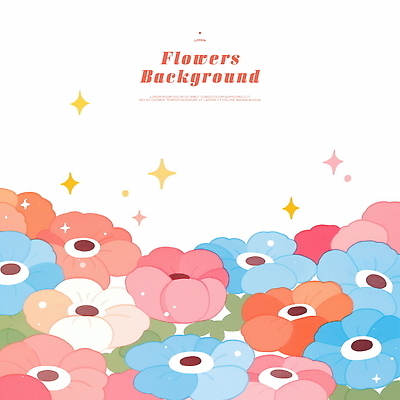 PSD 꽃 잎 일러스트 사람없음 반짝임 카피스페이스 국내일러스트 식물 모션 공백 파일형식