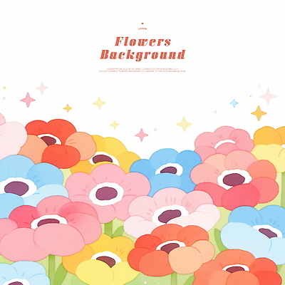 PSD 꽃 잎 일러스트 사람없음 반짝임 카피스페이스 국내일러스트 식물 모션 공백 파일형식