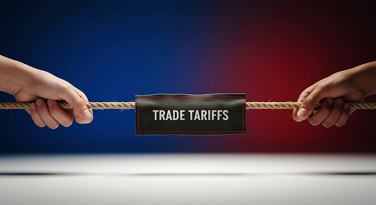 JPG 편집이미지 손 밧줄 비즈니스 신체부위 빨간색 경제 파란색 미국 잡기 위험 사회이슈 무역 전쟁 줄다리기 관세 무역전쟁 편집실사 IC큐레이션 AI컴퓨터그래픽 AI콘텐츠 산업 줄 컬러 컨셉 북아메리카 모션 놀이 사람 CG 세금 파일형식