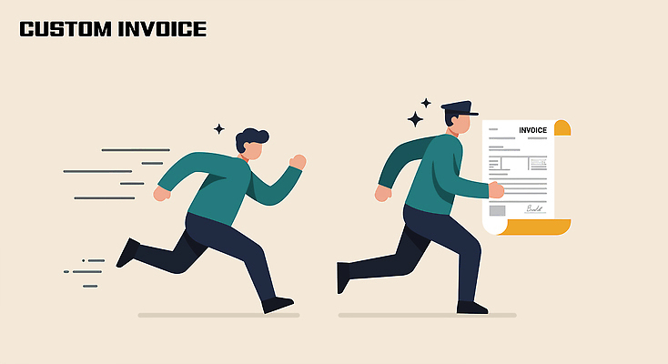 전신 남자 일러스트 성인 두명 달리기 긴급 사건 탈출 사회이슈 문서 베이지색 혼란 성인남자만 관세 무역전쟁 국내일러스트 AI파일 컬러 컨셉 모션 사람 무역 세금 남자만 성인만 파일형식 벡터