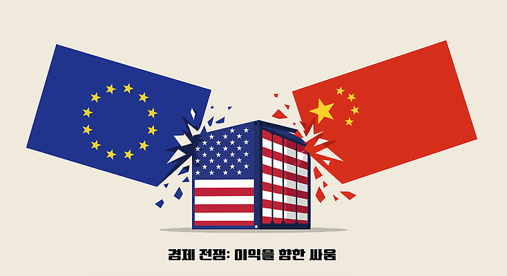 유럽 일러스트 사람없음 경제 미국 중국 경쟁 성조기 컨테이너 충돌 오성홍기 사회이슈 무역 전략 갈등 물류 교역 국제 국제관계 베이지색 분쟁 외교 유엔기 정책 관세 무역전쟁 국내일러스트 IC큐레이션 AI파일 나라 산업 아시아 컬러 컨셉 북아메리카 국기 세금 파일형식 벡터