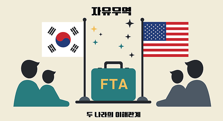 여자 남자 일러스트 대화 앉기 여러명 성인 두명 사무실 성조기 태극기 컨테이너 토론 사회이슈 비즈니스캐릭터 무역 청록색 물류 교역 외교관계 교섭 성인남자만 관세 무역전쟁 FTA 국내일러스트 일러캐릭터 IC큐레이션 AI파일 캐릭터 산업 컬러 다수 컨셉 비즈니스 모션 말하기 협상 사람 경제 국기 세금 남자만 성인만 파일형식 벡터