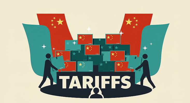 JPG 실루엣 일러스트 사람모양 설명 사람없음 경제 상자 미국 중국 컨테이너 충돌 오성홍기 사회이슈 무역 문서 갈등 물류 교역 국제 베이지색 분쟁 수입 정치 관세 무역전쟁 국내일러스트 IC큐레이션 AI일러스트 AI콘텐츠 모양 산업 아시아 컬러 컨셉 북아메리카 모션 촬영기법 국기 세금 파일형식