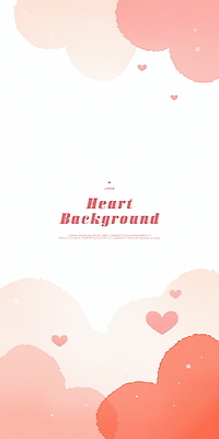 PSD 분홍색 일러스트 수채화 사람없음 하트 하트백그라운드 겹침 국내일러스트 모양 컬러 백그라운드 파일형식