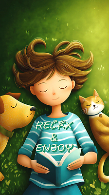 PSD 여자 어린이 일러스트 휴식 나뭇잎 그림자 한명 들기 소녀 잔디 상반신 야외 책 초록색 눕기 햇빛 눈감음 고양이 잠 강아지 편안함 소녀한명만 국내일러스트 고양이목걸이 식물 1 컬러 컨셉 잎 포유류 모션 사람 반려동물 태양 감각 개 여자한명만 소녀만 파일형식 애묘용품