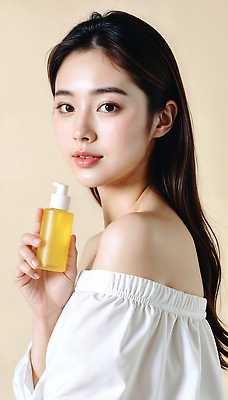 JPG 모델 편집이미지 여자 한명 미소 들기 상반신 성인 옆모습 뷰티 화장품 베이지색 의료성형뷰티 성인여자한명만 이미지편집 편집실사 IC뷰티큐레이션 오프숄더 AI인물포토 AI콘텐츠 1 뷰포인트 컬러 상의 모션 표정 사람 CG 여자한명만 성인여자만 파일형식 AI포토