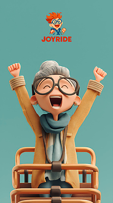 PSD 편집이미지 여자 노년 한명 웃음 앉기 3D 스카프 만세 즐거움 속도 롤러코스터 스릴 노인여자한명만 편집3D 1 감정 모션 표정 사람 성인 목도리 놀이기구 디지털합성 여자한명만 노인여자만 파일형식