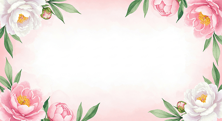 JPG 분홍색 잎 일러스트 수채화 사람없음 꽃프레임 작약 카피스페이스 국내일러스트 AI일러스트 AI콘텐츠 식물 꽃 컬러 프레임 공백 파일형식