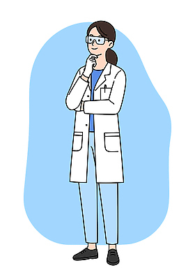 전신 PSD 여자 하늘색 일러스트 고글 직업캐릭터 한명 미소 성인 팔짱 턱괴기 실험복 연구원 과학자 고민 위생장갑 성인여자한명만 일러캐릭터 직업 캐릭터 1 감정 과학 장갑 모션 표정 사람 파란색 가운 학자 여자한명만 성인여자만 파일형식