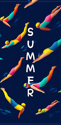 전신 PSD 여자 남자 수영복 일러스트 여러명 성인 여름 남색 다이빙 수영모 성인만 국내일러스트 옷 계절 컬러 다수 사람 수영 수영용품 수중스포츠 파일형식