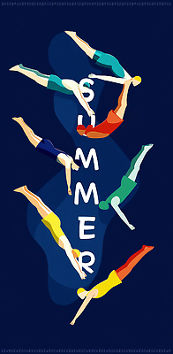 전신 PSD 여자 남자 수영복 일러스트 여러명 성인 여름 남색 다이빙 수영모 성인만 국내일러스트 옷 계절 컬러 다수 사람 수영 수영용품 수중스포츠 파일형식