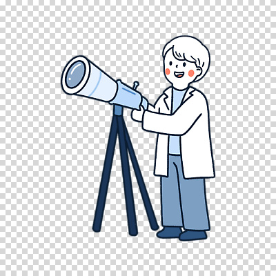 전신 편집이미지 남자 어린이 한명 미소 누끼 소년 잡기 실험복 천체망원경 PNG 천문관측 소년한명만 1 모션 표정 사람 망원경 가운 관측 남자한명만 소년만 파일형식