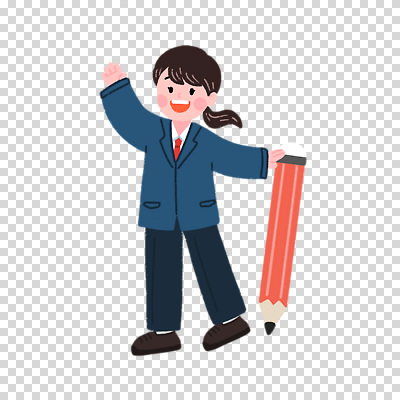 전신 편집이미지 여자 교복 청소년 한명 미소 누끼 연필 손들기 잡기 손인사 PNG 십대여자한명만 1 옷 모션 학용품 표정 사람 필기구 인사 여자한명만 십대여자만 파일형식