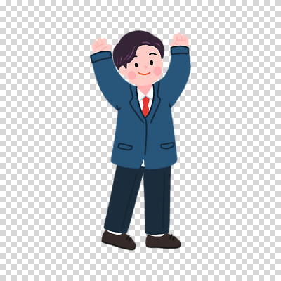 전신 편집이미지 남자 교복 청소년 한명 미소 누끼 손들기 만세 PNG 십대남자한명만 1 옷 모션 표정 사람 남자한명만 십대남자만 파일형식