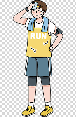 전신 편집이미지 남자 허리손 운동화 한명 미소 들기 누끼 성인 운동복 수건 운동 노란색 땀 PNG 얼음팩 성인남자한명만 만보기 땀흘리기 1 옷 컬러 포즈 신발 컨셉 모션 표정 건강 사람 위생용품 남자한명만 성인남자만 파일형식