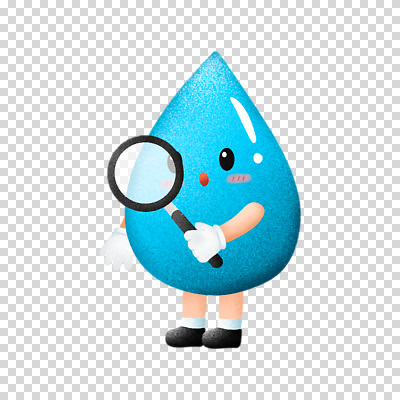 편집이미지 돋보기 들기 누끼 사람없음 파란색 귀여움 놀람 물방울 PNG 물방울캐릭터 캐릭터 감정 컬러 컨셉 모션 표정 파일형식