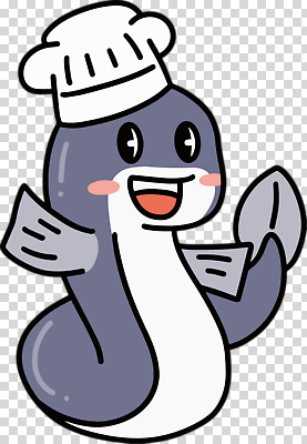 편집이미지 팔벌리기 요리사모자 웃음 누끼 사람없음 파란색 귀여움 장어 PNG 장어캐릭터 캐릭터 모자_잡화 컬러 컨셉 모션 표정 어류 요리사 파일형식