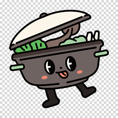 편집이미지 잎 어류 누끼 사람없음 귀여움 회색 뚜껑 냄비 음식캐릭터 메롱 보양식 PNG 매운탕 식물 캐릭터 음식 컬러 컨셉 모션 수중동물 솥 탕 몸보신 파일형식