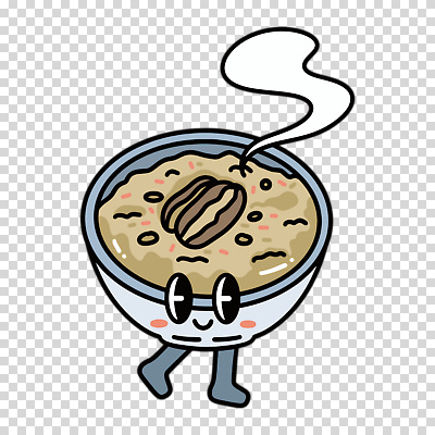 편집이미지 미소 누끼 사람없음 귀여움 수증기 음식캐릭터 보양식 밥그릇 PNG 전복죽 캐릭터 그릇 음식 컨셉 표정 죽 몸보신 파일형식