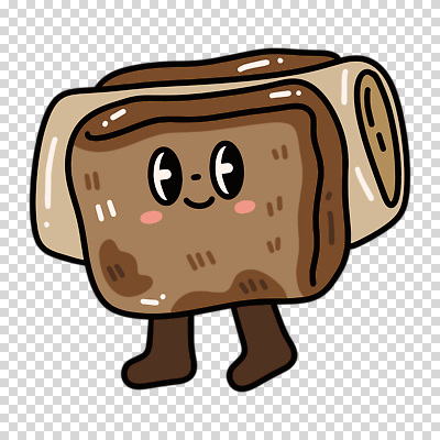 편집이미지 미소 누끼 사람없음 갈색 귀여움 음식캐릭터 갈비 보양식 갈비뼈 PNG 캐릭터 음식 컬러 컨셉 뼈 표정 육류 몸보신 파일형식