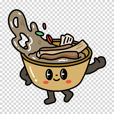편집이미지 그릇 미소 누끼 사람없음 갈색 귀여움 음식캐릭터 보양식 국물 갈비뼈 PNG 갈비찜 캐릭터 식기 음식 컬러 컨셉 뼈 표정 찜 갈비 몸보신 파일형식