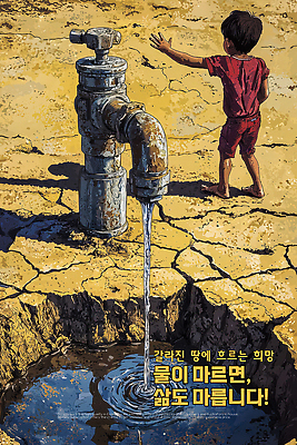 전신 PSD 편집이미지 남자 포스터 어린이 건조 한명 소년 물 흐름 공익캠페인 균열 부식 수도꼭지 웅덩이 가뭄 물절약 물부족 손뻗기 베이지색 소년한명만 불쌍 이미지편집 자연요소 1 감정 캠페인 컬러 컨셉 모션 날씨 사람 절약 사회이슈 남자한명만 소년만 파일형식