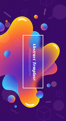 PSD 템플릿 비즈니스 추상 사람없음 보라색 원형 화려 정사각형 그라데이션 빗금 이미지템플릿 도형 컬러 컨셉 무늬 대각선 파일형식