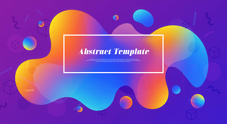 PSD 템플릿 비즈니스 추상 사람없음 파란색 보라색 원형 화려 정사각형 그라데이션 빗금 이미지템플릿 도형 컬러 컨셉 무늬 대각선 파일형식