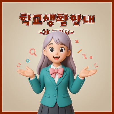 PSD 편집이미지 여자 교복 리본 청소년 돋보기 안내 한명 미소 상반신 스쿨라이프 3D 손들기 수학기호 십대여자한명만 편집3D 1 라이프스타일 기호 옷 학교 모션 표정 사람 디지털합성 여자한명만 십대여자만 파일형식