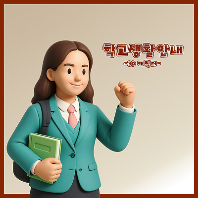 PSD 편집이미지 여자 교복 청소년 안내 책가방 한명 미소 들기 상반신 스쿨라이프 3D 파이팅 주먹 결심 교과서 십대여자한명만 편집3D 1 라이프스타일 옷 컨셉 가방 학교 모션 교재 표정 사람 디지털합성 여자한명만 십대여자만 파일형식