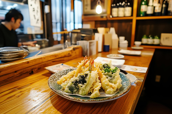 JPG 편집이미지 접시 남자 실루엣 식탁 술병 요리 한명 성인 주방 진열장 새우튀김 덴푸라 일식집 성인남자한명만 바삭바삭 맛있는 편집실사 AI포토 AI콘텐츠 1 식기 컨셉 탁자 병_용기 새우 주류 촬영기법 사람 식당 튀김 CG 일본음식 남자한명만 성인남자만 파일형식