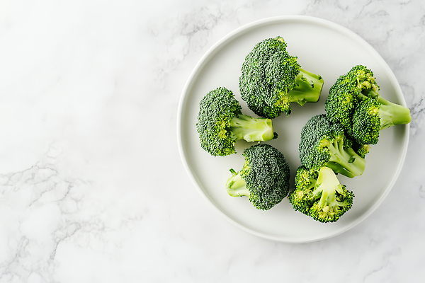 JPG 편집이미지 접시 음식 채소 식재료 건강 사람없음 초록색 신선 브로콜리 대리석 편집실사 AI포토 AI콘텐츠 식기 컬러 재료 CG 파일형식