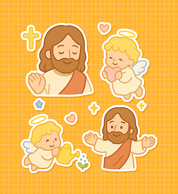 전신 남자 기독교 어린이 십자가 스티커 일러스트 팔벌리기 미소 들기 소년 여러명 상반신 성인 반짝임 노란색 새싹 눈감음 물뿌리개 하트 예수 손인사 천사날개 물뿌리기 엘리먼트 남자만 국내일러스트 천사링 AI파일 모양 식물 종교 컬러 다수 날개 모션 천사 표정 사람 인사 신_종교 파일형식 벡터