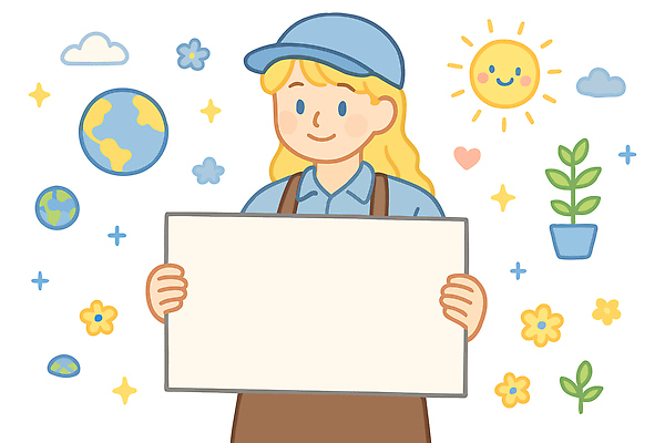 구름 배너템플릿 여자 꽃 화분 지구 일러스트 한명 미소 들기 상반신 성인 반짝임 태양 새싹 앞치마 카페 현수막 하트 직원 아르바이트 캡모자 성인여자한명만 국내일러스트 AI파일 자연요소 모양 식물 템플릿 모자_잡화 1 배너 모션 표정 사람 상점 여자한명만 성인여자만 파일형식 벡터