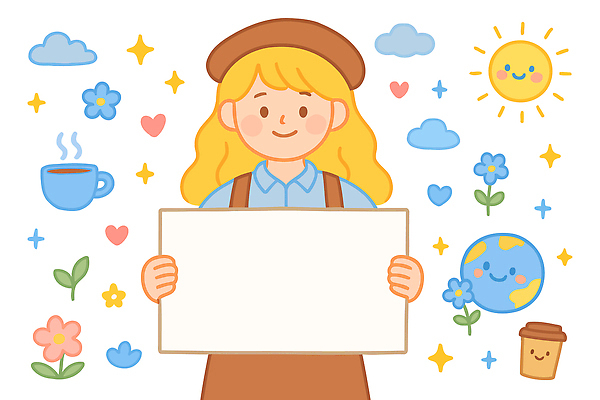 구름 배너템플릿 여자 꽃 지구 일러스트 한명 미소 들기 상반신 성인 반짝임 태양 앞치마 카페 현수막 하트 수증기 커피잔 직원 베레모 아르바이트 테이크아웃컵 성인여자한명만 국내일러스트 AI파일 자연요소 모양 식물 템플릿 모자_잡화 1 배너 커피 모션 잔 표정 사람 컵 상점 여자한명만 성인여자만 파일형식 벡터
