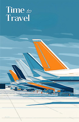 JPG 구름 일러스트 하늘 비행기 그림자 사람없음 파란색 공항 일렬 여행준비 국내일러스트 AI일러스트 AI콘텐츠 자연요소 컬러 여행 항공교통 교통시설 대중교통 준비 파일형식