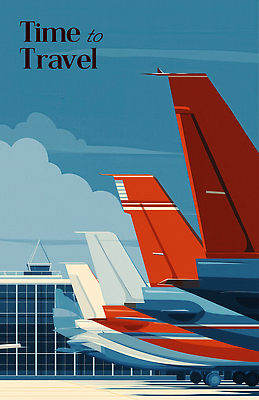 JPG 구름 일러스트 하늘 비행기 그림자 사람없음 파란색 공항 일렬 여행준비 국내일러스트 AI일러스트 AI콘텐츠 자연요소 컬러 여행 항공교통 교통시설 대중교통 준비 파일형식